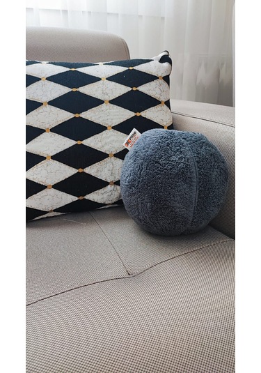 Oneplise 3'lü Top Kırlent 2 Büyük Antrasit 1 Küçük Antrasit(42/25 CM)