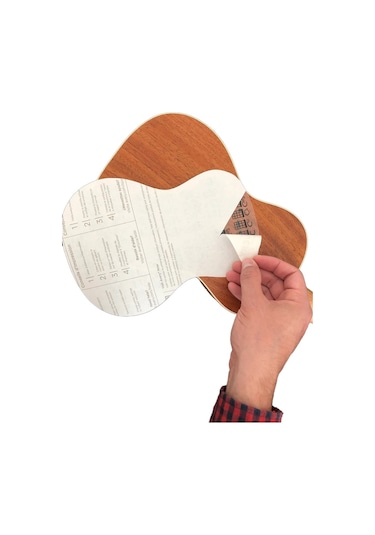 siyah gitar akor cetveli tablosu stickerı etiketi   (2\4)  (3\4)