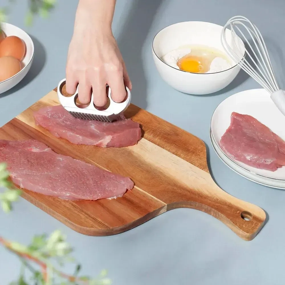 Kosona Et İçini Yumuşatıcı Çekiç - 10 Saniyede Perfekt Biftek, Tereyağlı Tutamak, Lavabo Güvenli, Hafif Mutfak Aleti