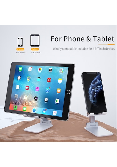 Masaüstü Katlanabilir Tablet ve Telefon Tutucu Stand