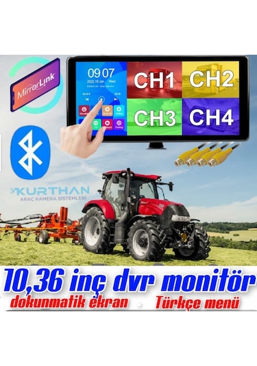 Dokunmatik Ekran 10,36 İnç 4k Bluetooth Mp5 Kamerasız