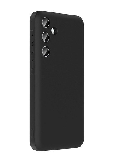 Kılıfist Galaxy Uyumlu A26 Kılıf Kamera Korumalı Kartlık Hazneli Klfs Vitra Kapak - Siyah Siyah