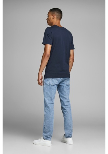 Jack & Jones Essentials Jjecorp Erkek T SHİRT 12151955 Lacivert
