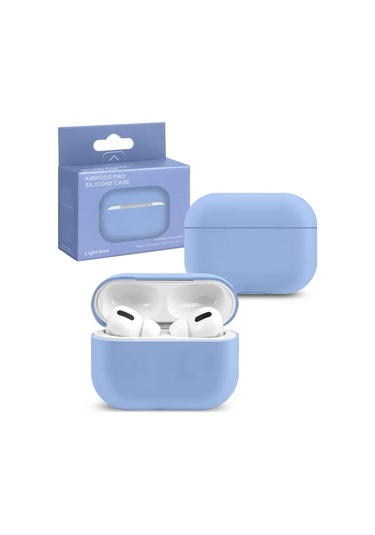 Proaks  Airpods Uyumlu Pro İçin Silikon Kılıf 275337759 Açık Mavi