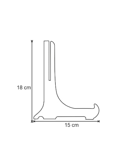 Çerçeve Teşhir Ayak Teşhir Standı 18 Cm No 4 (20Adet)