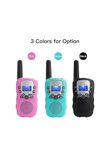 Qingmipy Çocuklar İçin Kablosuz Konuşur Cihazı - Akıllı Gelişim Ve Aile Etkileşimi İçin Dayanıklı Abs Malzeme, 2'li Paket Pil Yok Yeşil