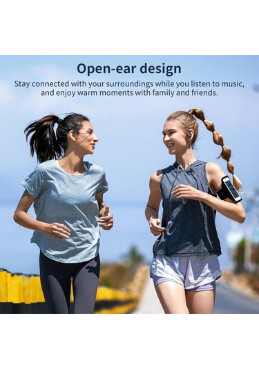 Yunboo Bluetooth 5.3 Kulaküstü Kulaklık Spor İçin, Ip54 Su Geçirmez, 36 Saat Pil Ömrü, Akıllı Sayım, Hafif Tasarım