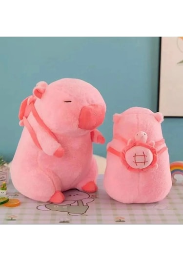 Cappy Capybara Peluş Pembe Renk 40 Cm Cappysnug Capyberry Cappylush Pembe