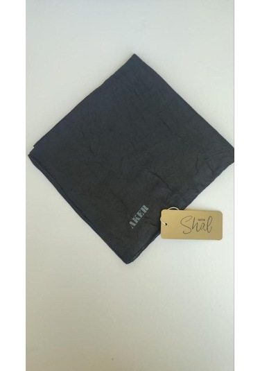 Siyah Aker Kraş Eşarp Siyah