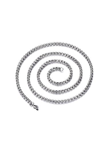 Chavin Gri 75 Cm. 4 Mm. Erkek Çelik Zincir Dh02 (478255523)