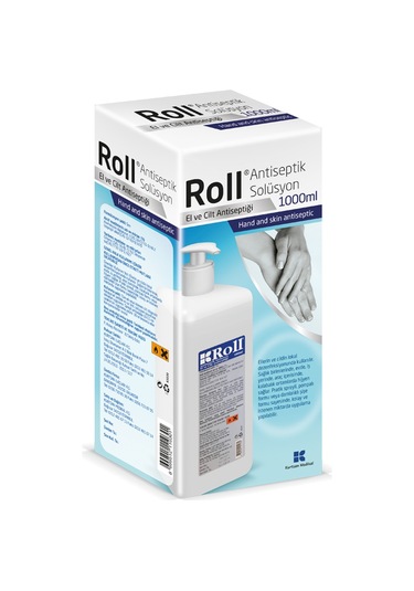 Roll Antiseptik El Cilt Antiseptiği Dezenfektanı 1 L