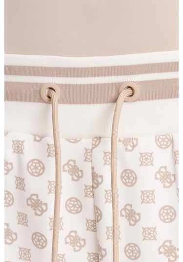 Guess Bayan Pantolon V5yb20 Kb212 P1ms Beyaz-bej Beyaz-bej