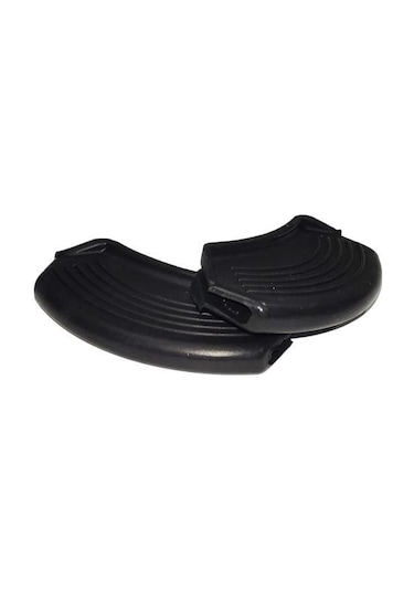 Silikon Tencere Tava Tutacağı Yanmaz Yapışmaz Tutamaç Set 9 X 4 Cm Siyah 1 Set 2 Adetten Oluşur Siyah