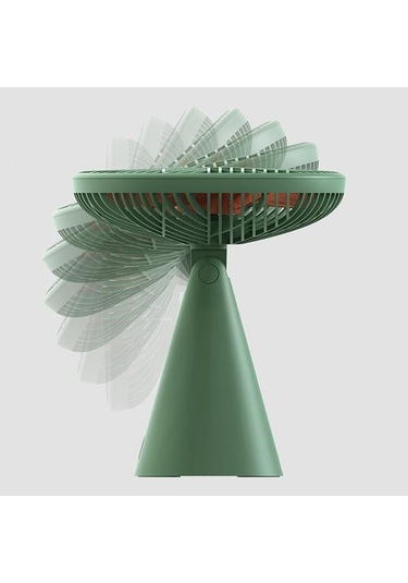 Usb Masaüstü Fan Rainforest Versiyonu Mini Fan Şarj Edilebilir El Çıkarılabilir Süper Rüzgar Sessiz Hayranları Soğutucu Ev Için Fanlar 5987 Beyaz