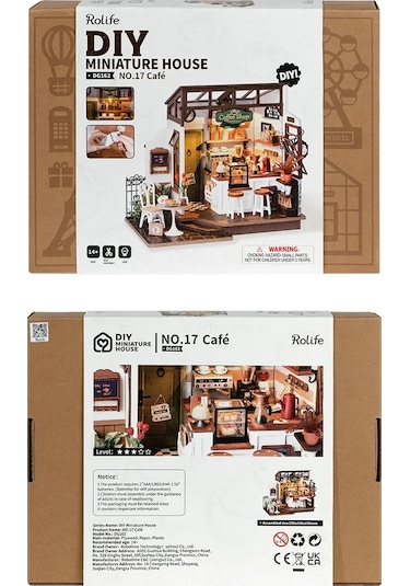 Rolife Slow Life Cafe - Kendin Yap Minyatür Maket