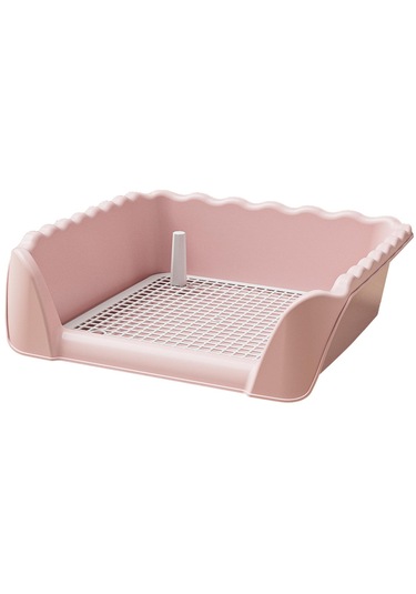 Homyl Köpek Tuvalet Taşınabilir Eğitim Lazımlık Pembe