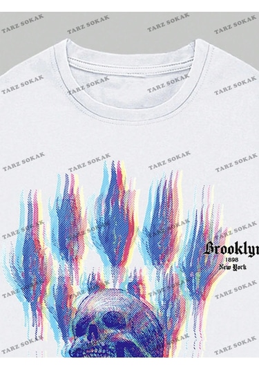 Tarzsokak Alt/üst T-shirt Ve Şort Takımı Kod Alt169 Beyaz
