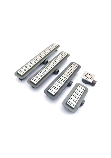 Wuvera 30 Cm Duş Kanalı Yer Sifonu Gider Krom - Wuvera