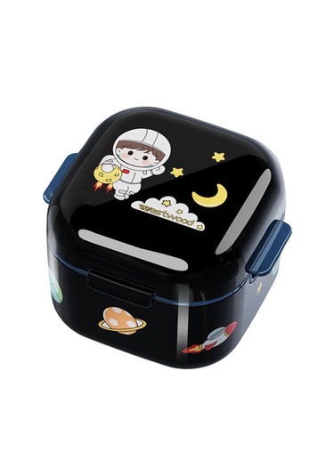 Dolıty Ortodontik Saklama Kutusu Su Geçirmez Toz Kare-siyah