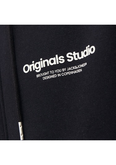 Jack&jones Vesterbro Erkek Siyah Kapüşonlu Ceket Siyah
