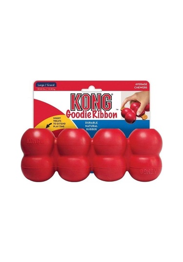 Kong Goodie Ribbon Çoklu Top Şeklinde Köpek Oyuncağı L