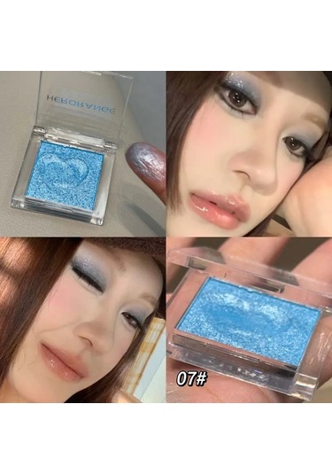 Makyaj Sarı Mat Çıplak Göz Farı Krem Ipeksi Su Geçirmez Yumuşak Göz Farı 07 C01