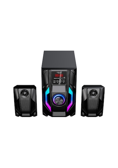 Mikado MD-415BT 2+1 20 W Multimedya FM/BT/SD/USB Speaker Hoparlör Siyah