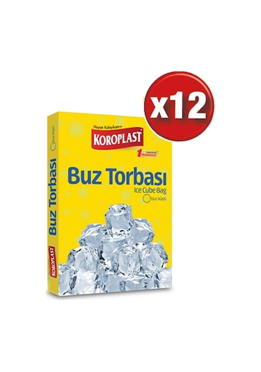 Koroplast Buz Torbası 12 x 196 Küp