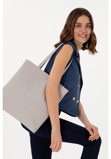 U.S. Polo Assn. Kadın Gri Omuz Çantası 50293675-VR001