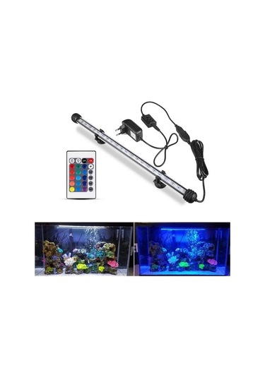 Silkroadselect Longbangdian Shop 19cm Beyaz Stil Rgb Led Bar Işık Su Geçirmez Balık Tankı Işık Cm Sualtı Akvaryum Lambası Akvaryumlar Dekorasyon Aydınlatma 220v Ab Güç Renkli