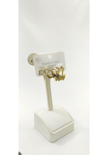 Kadın Sallantı Çelik Küpe - Kskü-17 Çok Renkli