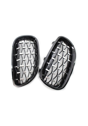 Bmw 5 Serisi E60 Diamond Ön Panjur Piano Black 2004-2009
