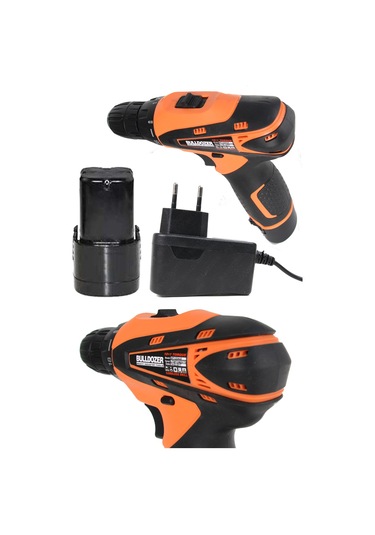 Bulldozer Şarjlı Çift Akülü 24 Setli Şarjlı Vidalama Taşıma Çanta