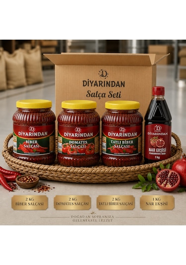 Diyarından Hatay Yöresel Lezzet Paketi - 4'lü Avantaj Seti 7 Kg