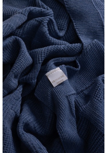 Plaid İndigo Tek Kişilik Battaniye 160x220 15016 Indigo