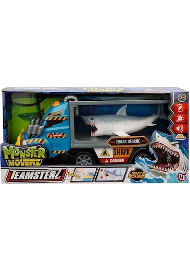 Teamsterz Monster Moverz Sesli Ve Işıklı Köpek Balığı Kurtarma K