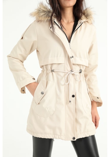 Modaplaza Kadın Kaban 60045- Taş K21KBLGN60045KBNTAŞ Taş