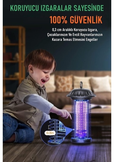 Rowenger MO8C-UV İç Ve Dış Mekan Elektrikli Sivri Sinek Öldürücü