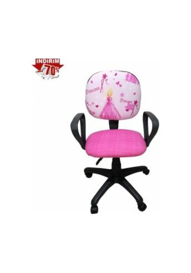 Çocuk Koltuğu Depolife Prenses Ve Araba Desen Sandalye Kumaş Döşe