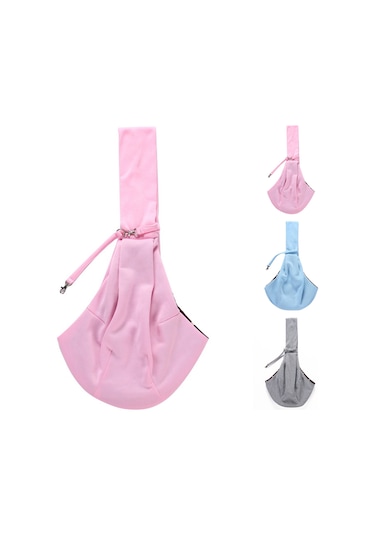 Vkemall Küçük Evcil Hayvanlar İçin Taşınabilir Askılı Çanta - 4 Kg'a Kadar Uygun, Güvenli Ve Konforlu Seyahat Pembe