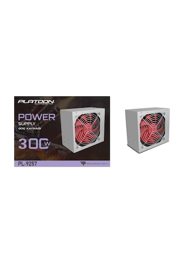 Platoon Pl-9257 300w Kutulu Power Supply 2 Sata / 12cm Fan