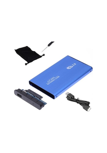 2.5 Sata Hdd Usb 3.0 Harddisk Kutu - Aluminyum Gövde + Kılıf