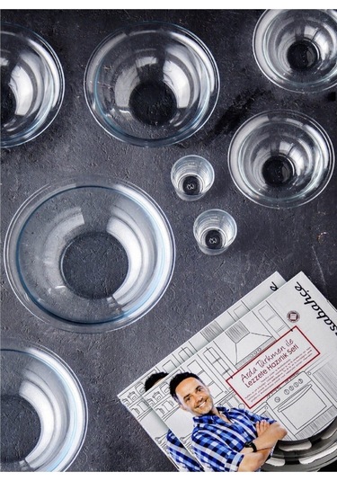 Paşabahçe Arda Türkmen Hazırlık Kasesi - Çok Amaçlı Bol Kase 8 Parça 2set