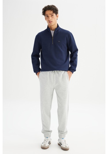 Lee Erkek Sweat L2520312 411 Koyu Lacıvert Koyu Lacivert