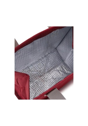 Perstika Bags Dantel Çıkartmalı Kırmızı Öğle Yemeği Termo Çantası 167986043 Kırmızı