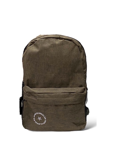 Su Geçirmez Kumaş Ortaokul Lise Unisex Okul Sırt Ve Seyahat Çantası - Kahverengi