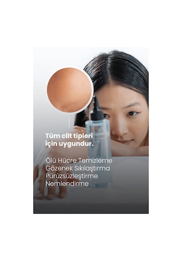 Cosmogenesis Labs AHA %5 BHA %2 Peeling Etkili Tonik 200 ml – Arındırıcı Gözenek Sıkılaştırıcı pH Dengeleyici Vegan