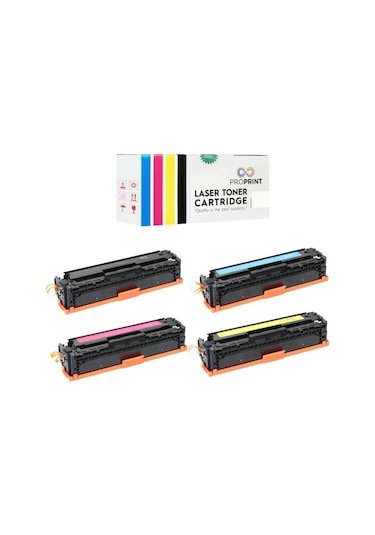 Proprint Canon MF-655CX MF-657CDW CRG-067 Çipli Uyumlu Toner Seti CMYK 1250 Sayfa