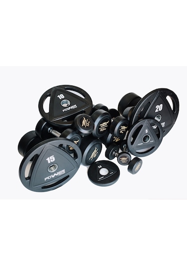 Powerhand 25 KG Kauçuk Kaplı Profesyonel Dambıl