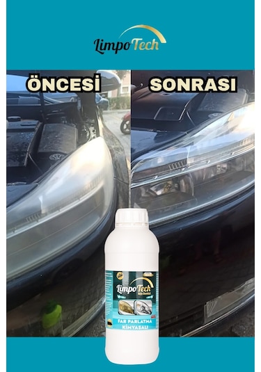 Buharlı Far Temizleme Sıvısı, Far Kimyasalı, Far Parlatıcı, Kloroform, Araba Farı Parlatıcı 1kg